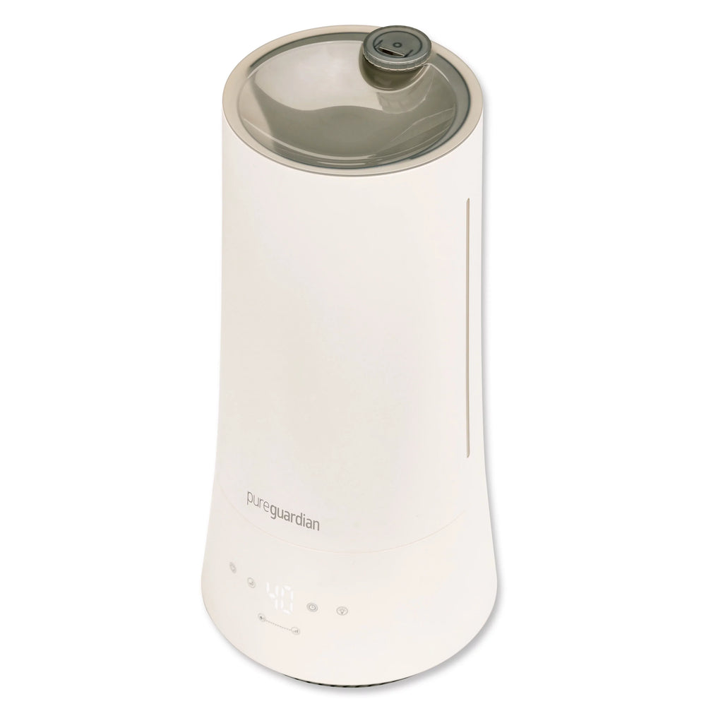 Mist 1.6 with 90-Hour 420 Sq. H997W Cool ft. Ultrasonic Humidifier Gallon PureGuardian Humidistat,