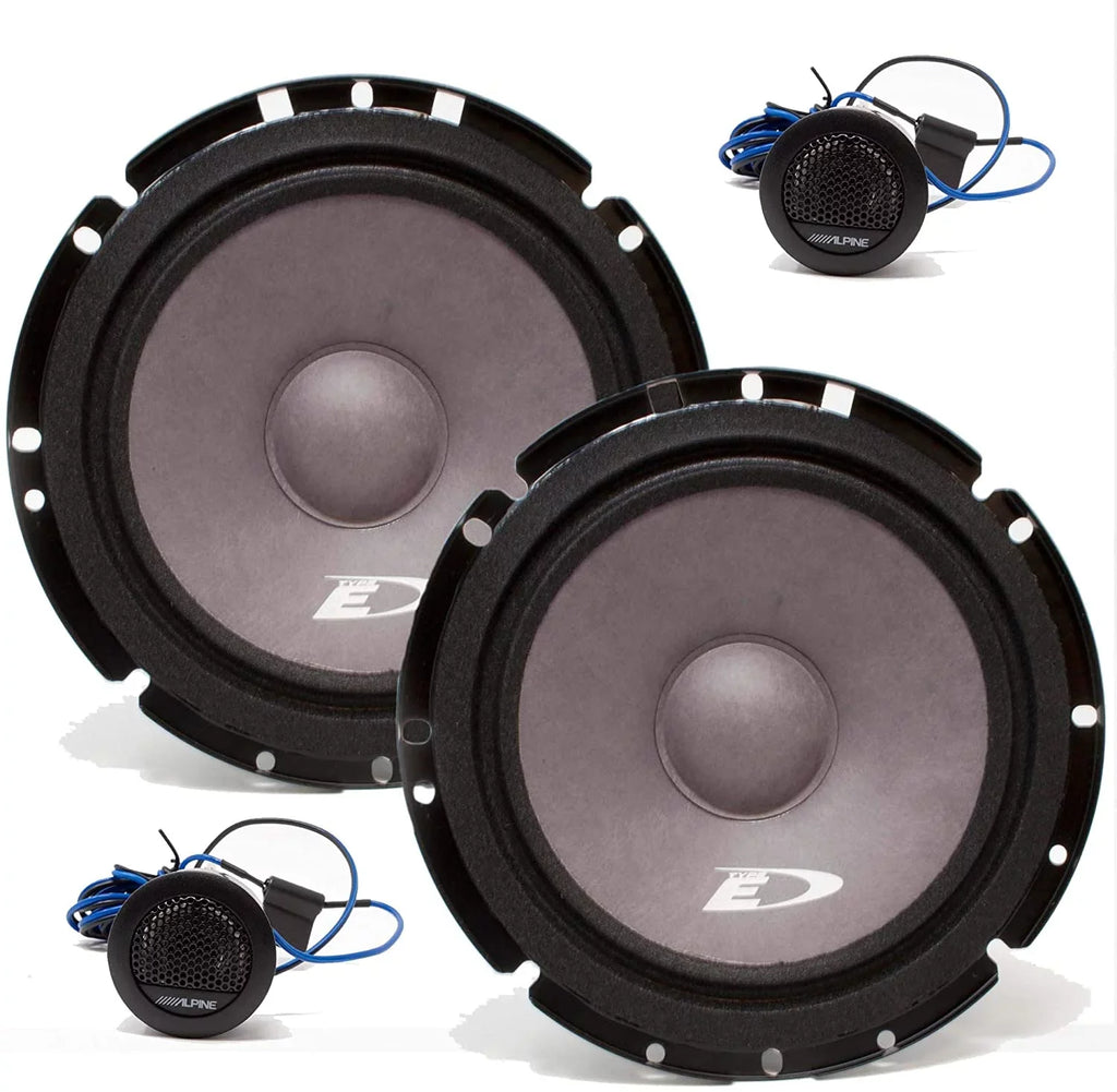 Audio Car SXE-1751S Alpine 280 (Pair) 6.5" Watt Speakers Component