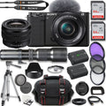 Lenses f/8 + 64GB Memory f/4-5.6 More ZV-E1 FE Mirrorless + Sony Sony 2X + Case Focus + Bundle) (25pc Camera 500mm 28-60mm Lens & + Tripod