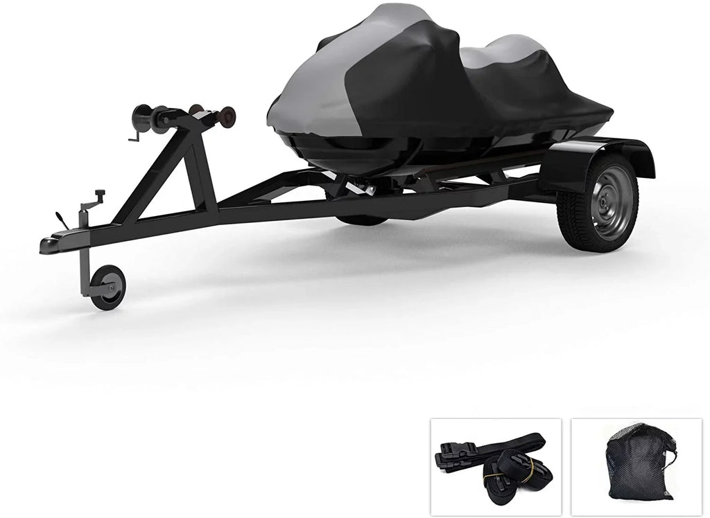 from All Sun, for Includes and Jet 3D 2004-2005 Ski Trailerable - Bag Weather DOO Protects UV Gray/Black Covers Straps SEA and Weatherproof Rain, Color Premium More! Trailer Storage - - Rays, -