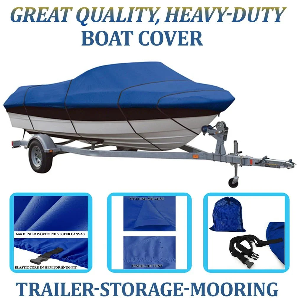 Compatible COVER for GREAT PREDATOR BLUE, 1991-1997 16V QUALITY BOAT LUND