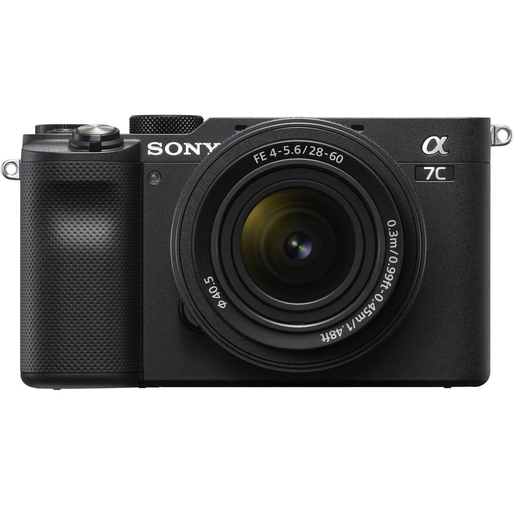 28-60mm Bag F4-5.6 2x Accessories Deco & w. Body ILCE7CL/B + Wireless Mirrorless Full Vlogger GP-VPT2BT + Bundle Black + Remote Camera Gear a7C Grip ACCVC1: Battery Kit Sony Lens Shooting Frame with