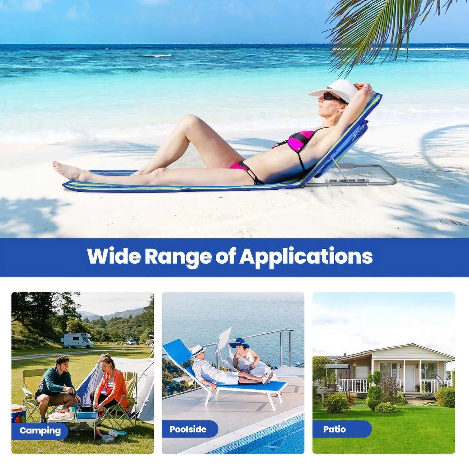in Lounge with set! 22.0 style our and multi-functional Unwind - Luxurious Set on-the-go comfort Beach Chair -