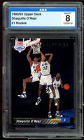 O'neal Rookie #1 8 AGS Deck Card Shaquille Upper NM/MT 1992-93