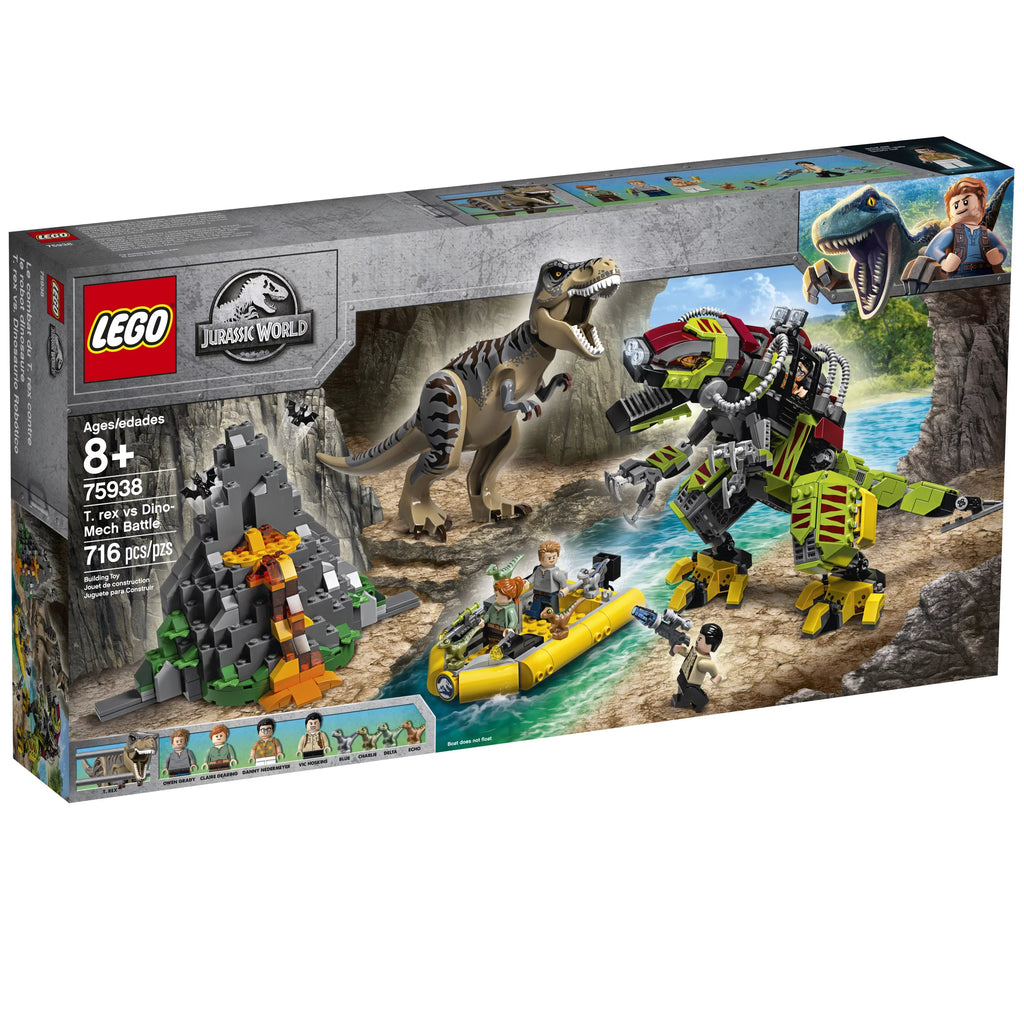 rex Dino-Mech LEGO World Pieces) 75938 T. Toy vs Jurassic Battle Dinosaur (716 Building