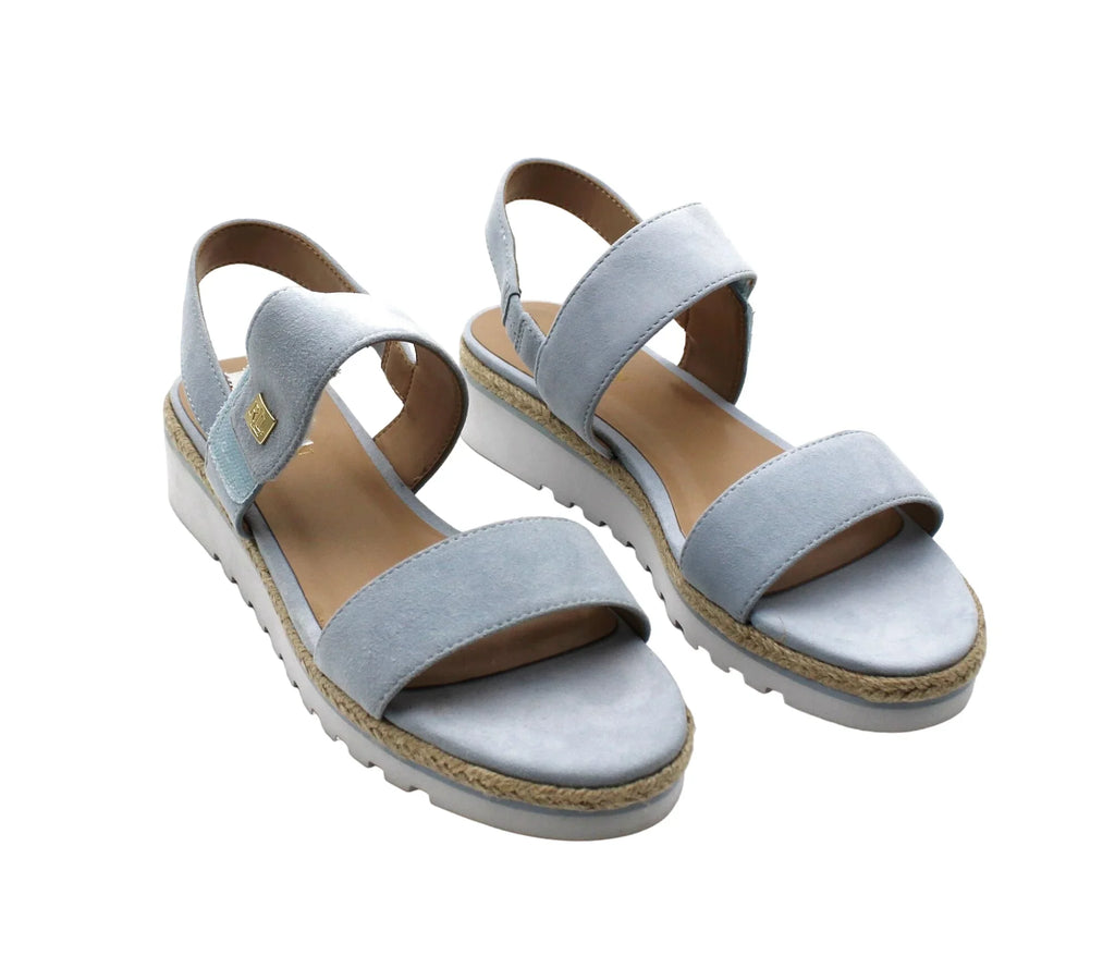 US) (Size Lauren 8.5 Jewelle Wedge Ralph Lauren Sandals