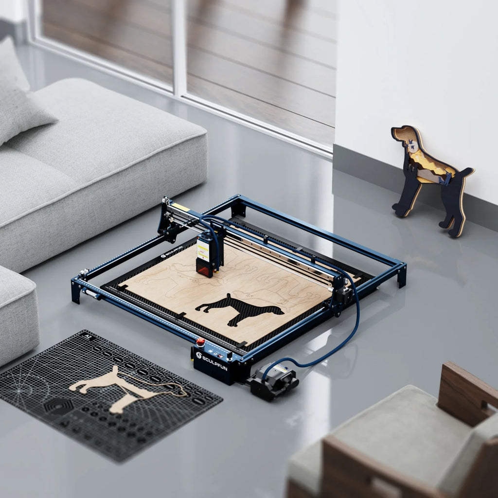 Walnut Assist 600x600mm Dsfen Hine Main S30 Able Wood Paper Qiuni Main Eye Engraving Area Assist Machine,Lens Includes Craft 600x600mm84wArea Air S30Assist M8 SCULPFUN-2 M8