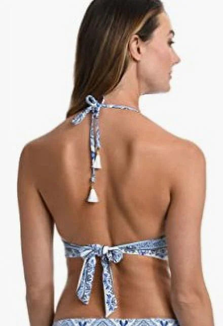 Breeze Blanca Bikini 12 Blue La Halter Size Women's Top