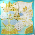 Women's Muffler Tapestry Salvatore (Like Pre-Owned Silk Ferragamo New) Scarf