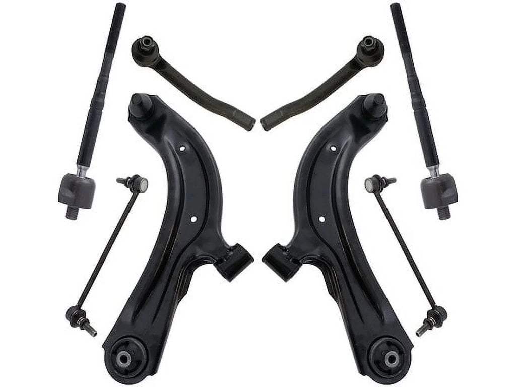 2016 2018 Tie Front - - Control Rod 2014 Ball 2017 2015 Arm Bar Compatible Nissan Kit 2013 8 Piece Joint Sentra Link - with Sway