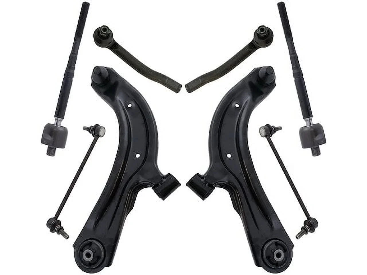 2016 2018 Tie Front - - Control Rod 2014 Ball 2017 2015 Arm Bar Compatible Nissan Kit 2013 8 Piece Joint Sentra Link - with Sway