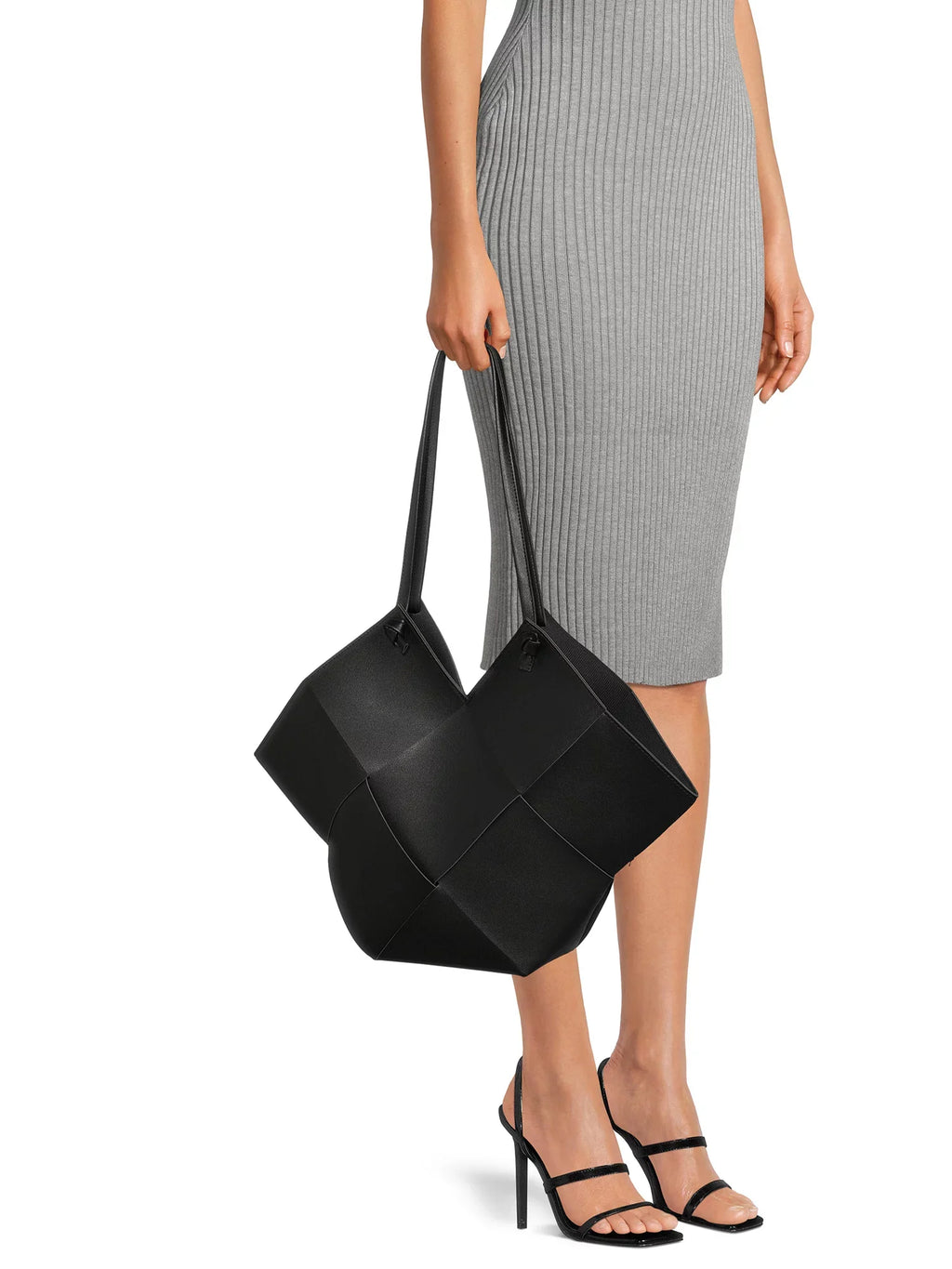 Jane Berry with Faux Black & Bag Pouch, Leather Women's Shoulder Woven Large