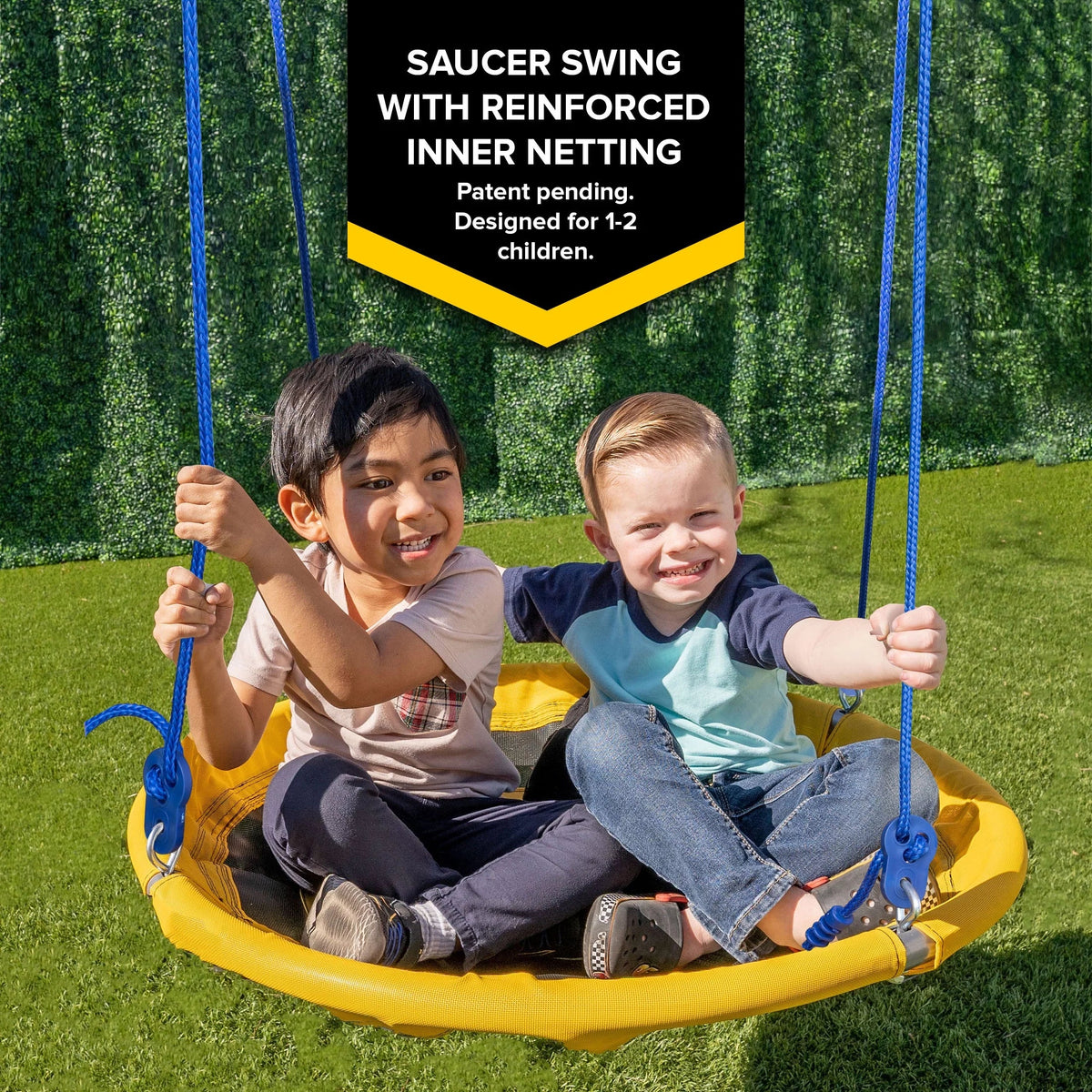 Set Swing up Metal Heavy and to with Swing Duty 300 lb. Sportspower Saucer holds A-Frame,