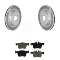XF Rotors Ceramic Jaguar Kit Transit - Rear Brake Disc Pads Coated And For XE Auto KGC-102389