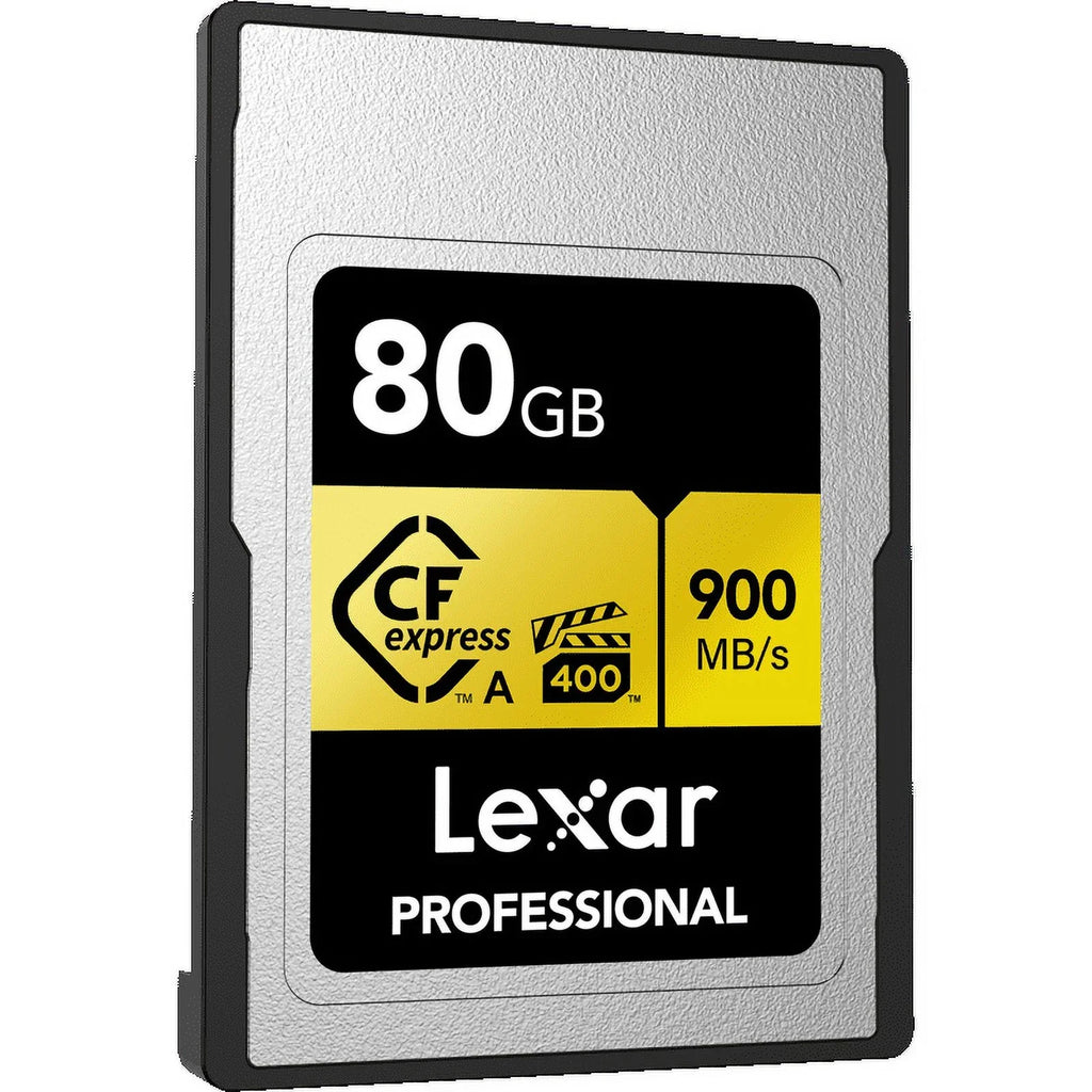 Card, Bundle Lexar A Memory with R900/W800 Gold 80GB Reader Pro CFexpress Type Card
