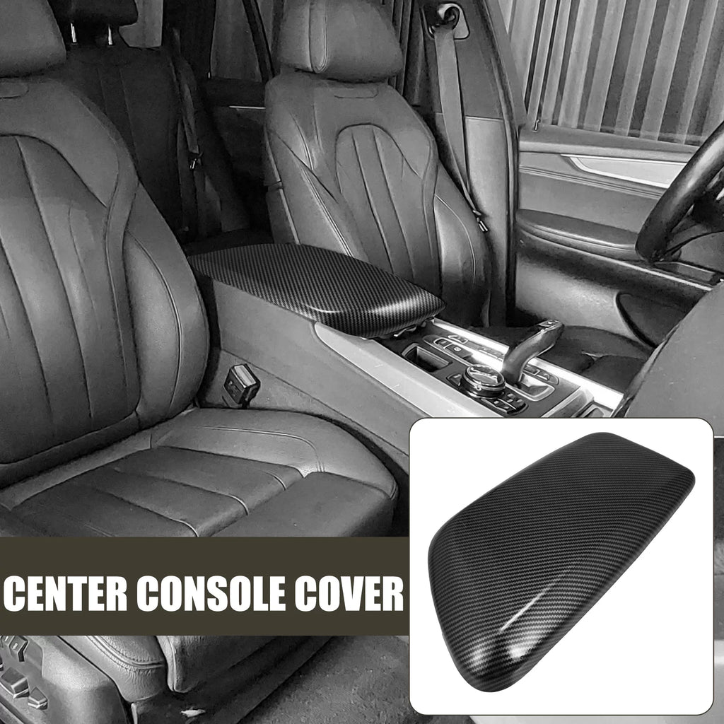 Bargains BMW Pattern for Center Console Box Trim Storage Protector F39 Lid Box F48 Fiber Armrest Cover Unique Carbon Car