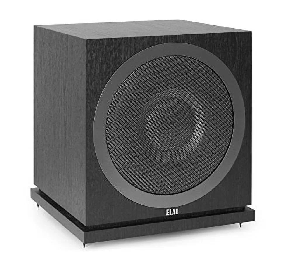 Watt SUB3010 Debut Powered 400 ELAC Subwoofer, Black 2.0