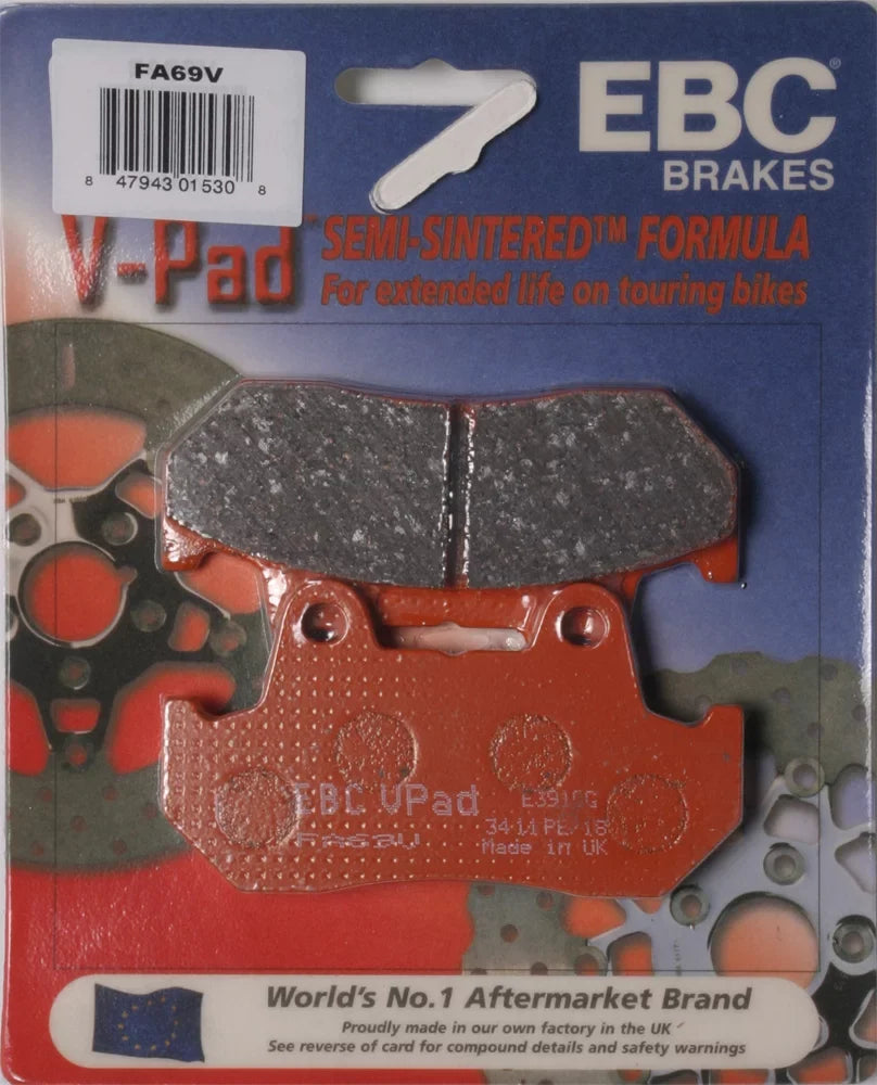 EBC V-Series Brake FA69V; Pads Brakes