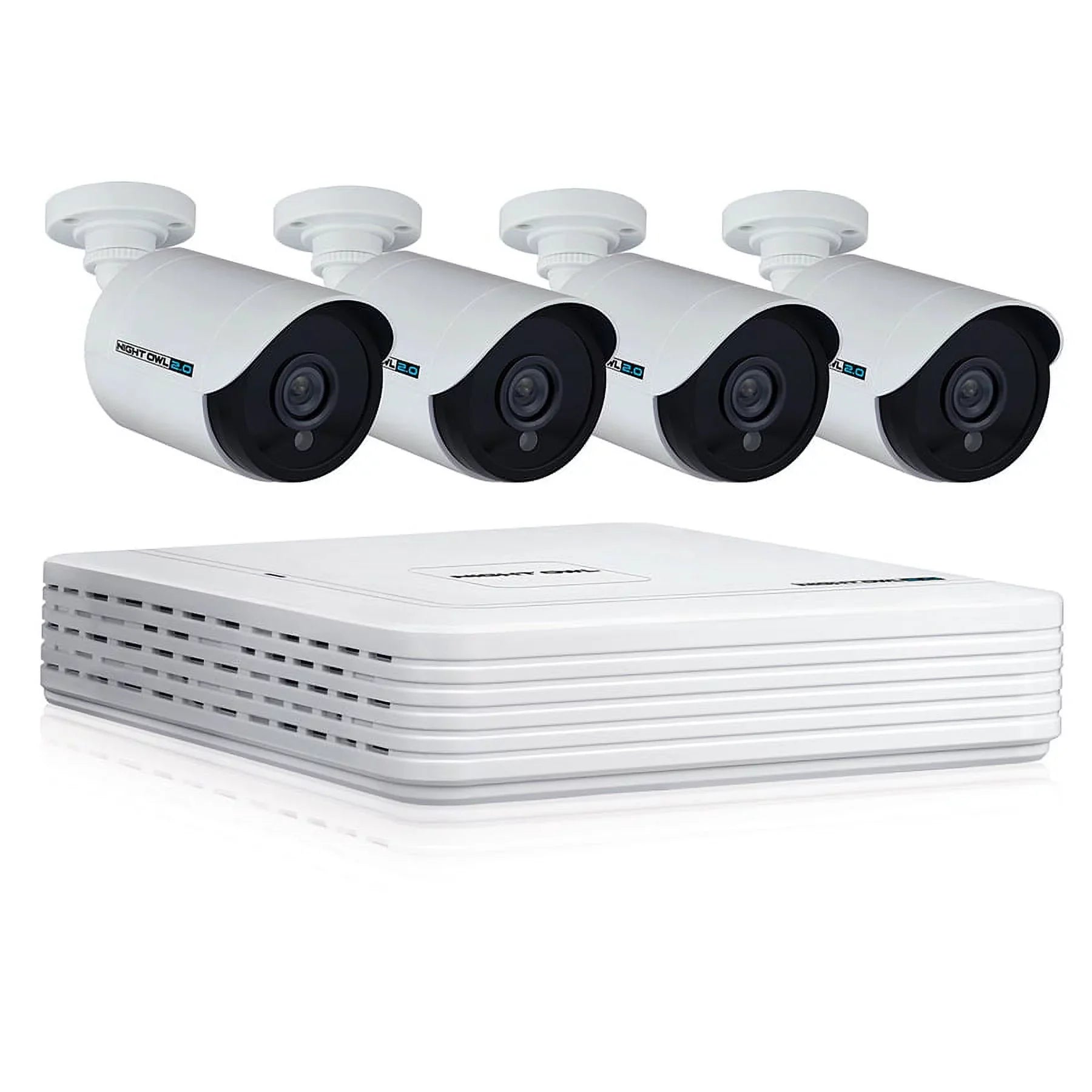 HDD 1 DVR 1080p 1080p 4 Cameras TB x 4 Channel with Night and Owl