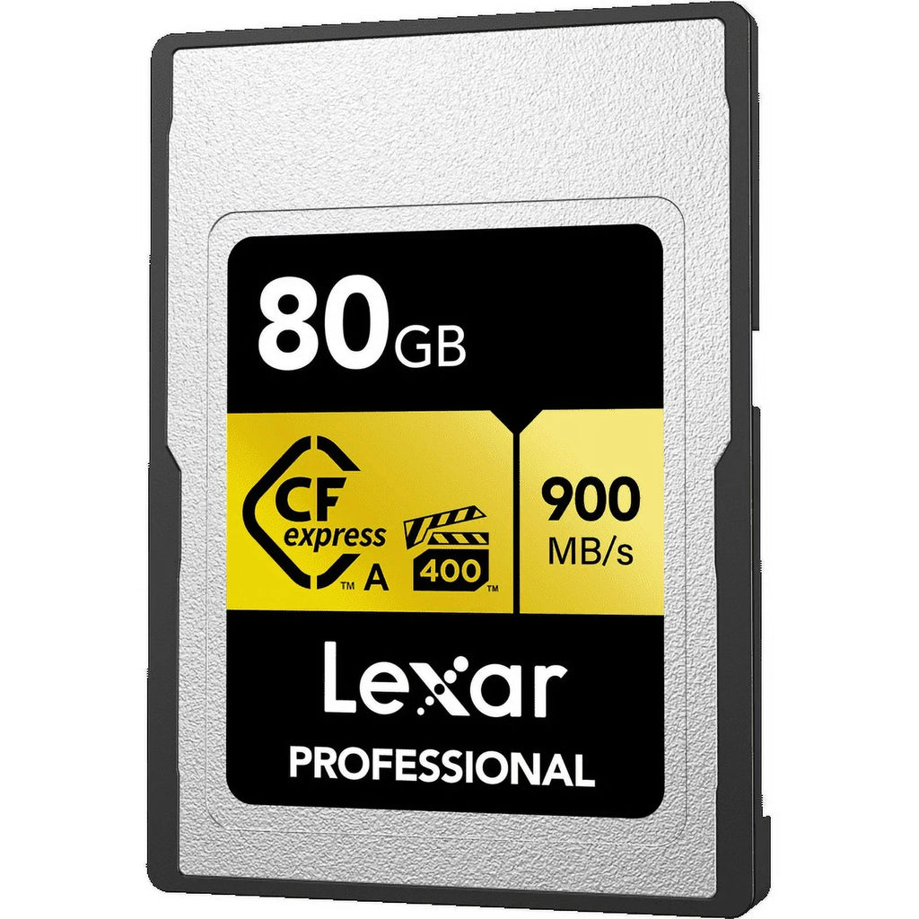 Card, Bundle Lexar A Memory with R900/W800 Gold 80GB Reader Pro CFexpress Type Card