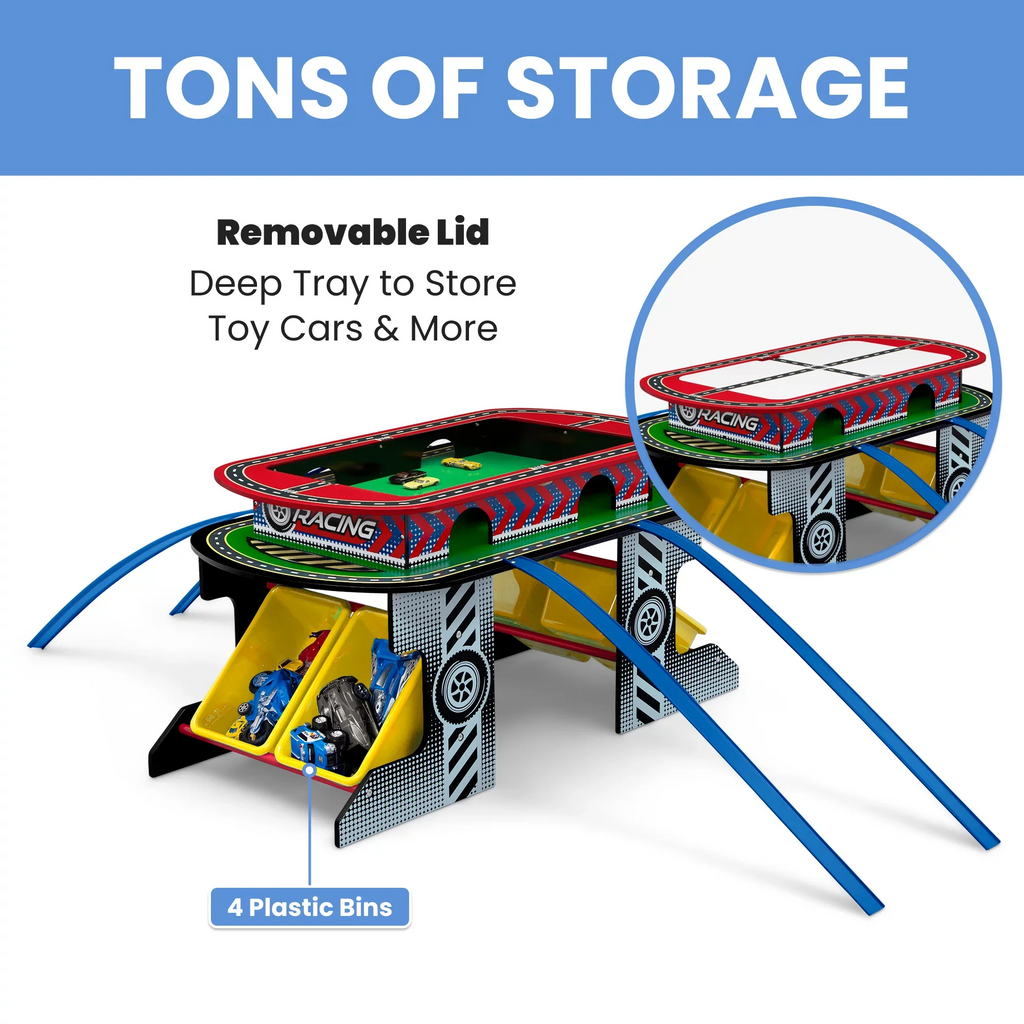 Toy Track Kids Play for Children Activity Table Delta and Race