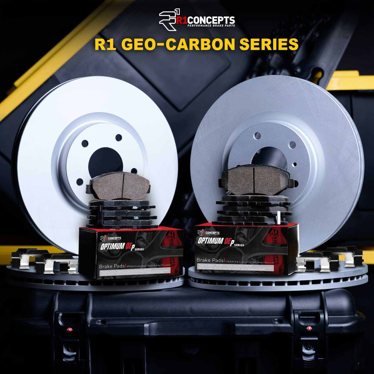 Optimum select: Rotors Coated A4 W/ 73065 Carbon Concepts Oe Brake & AUDI 2020 Wduh2 R1 Q5, Fits 2020-2021 Pads Hdw AUDI R1