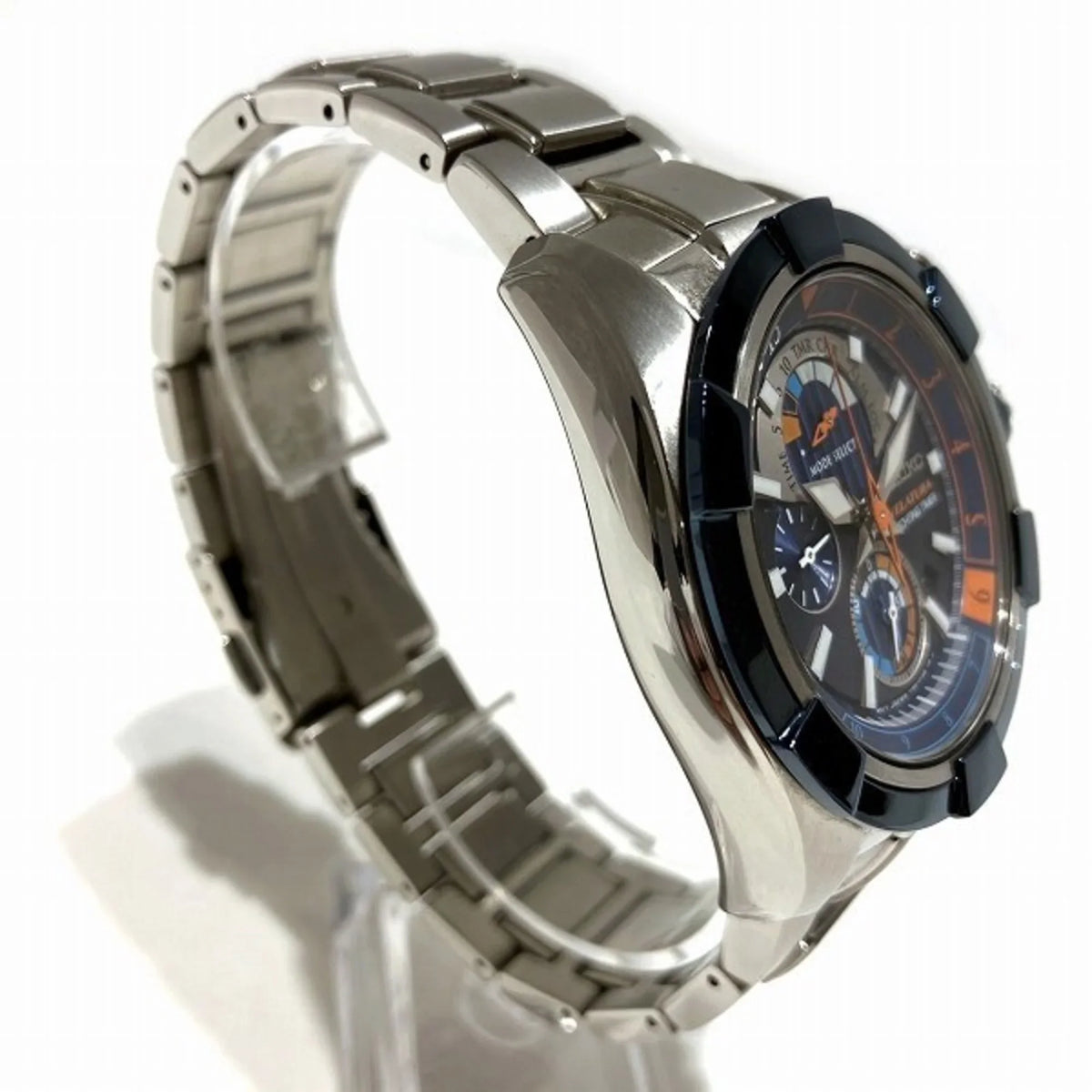 Velatura New) Chronograph Timer Pre-Owned Seiko Watch Quartz (Like Men's Yachting 7T84-0AE0