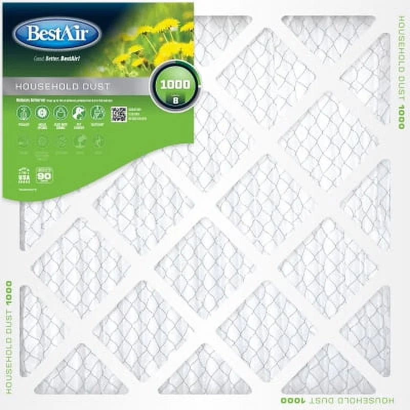 '- Best x 1" x Filter 90 B1-1825-8-12 Air Air 18" 25" Pleated Days of 12 Furnace Quantity