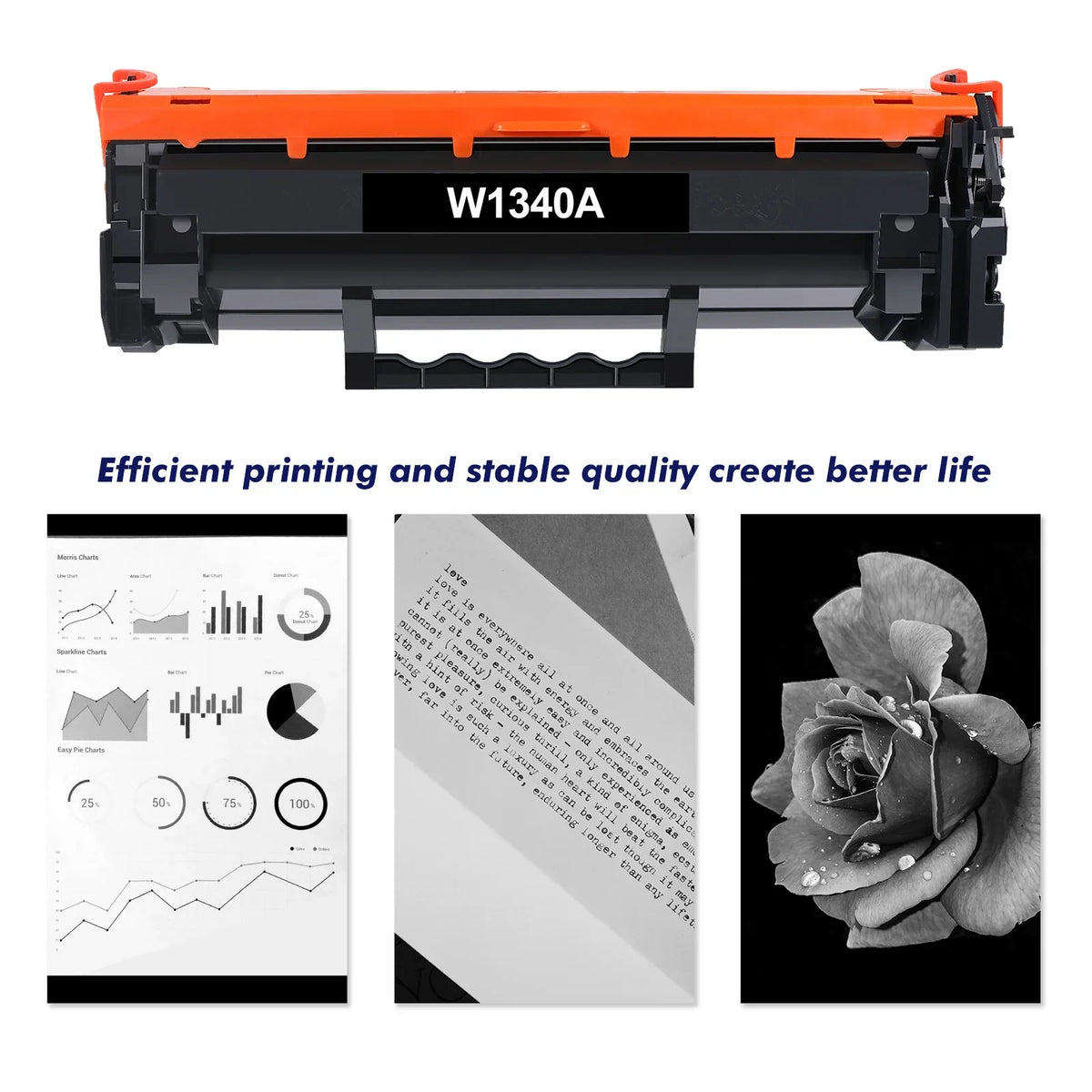 134A Compatible Toner Toner 2-Pack) for 134X for (Black, HP (with Chip) Cartridge W1340A M234sdw 134A M234sdn M234dw MFP W1340X HP Printer M209dw LaserJet 134X Ink