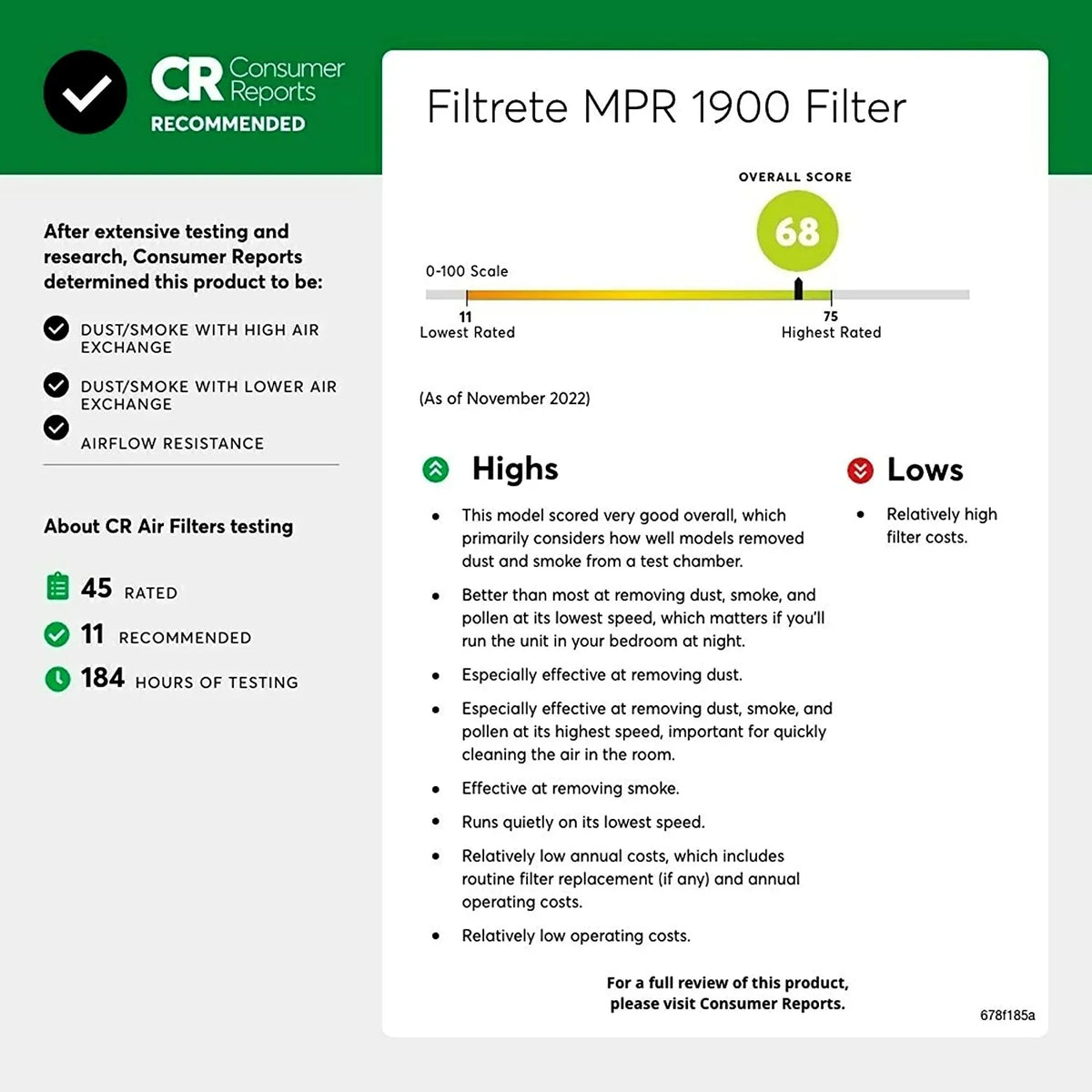 x 6-Pack (exact Filter, Furnace Ultimate dimensions 14x20x1, 19.81 0.78) x Allergen, Air Living Filtrete 13.81 MPR 1900, AC Healthy