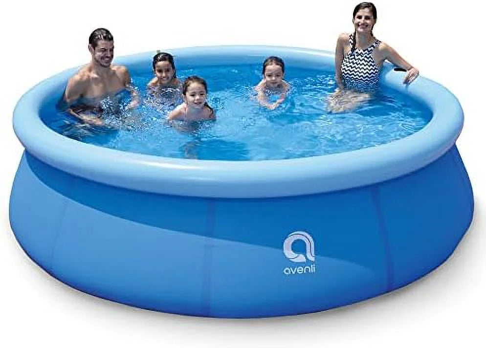 30 pool, foot capacity kids outdoor 10 set above 3 blue prompt 17807 inch avenli person to backyard kiddie 2 swimming x ground inflatable