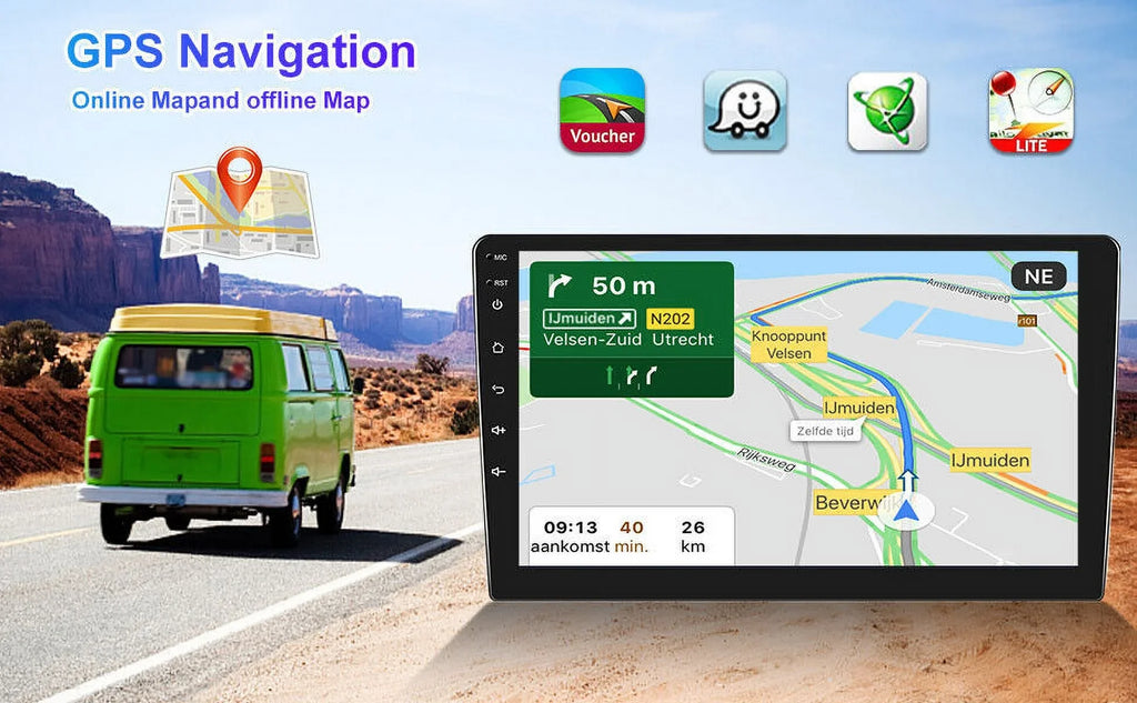 Android Tacoma Stereo 2+32GB IPS 9" 2005-2015 GPS 1280*720 Radio Toyota Car NAVI Fit 13 Carplay BT