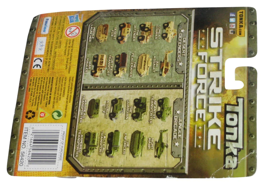 Vehicle Warhead Strike Tonka Brigade Die-Cast Transporter Toy (2014) Hasbro Jungle Metal Force