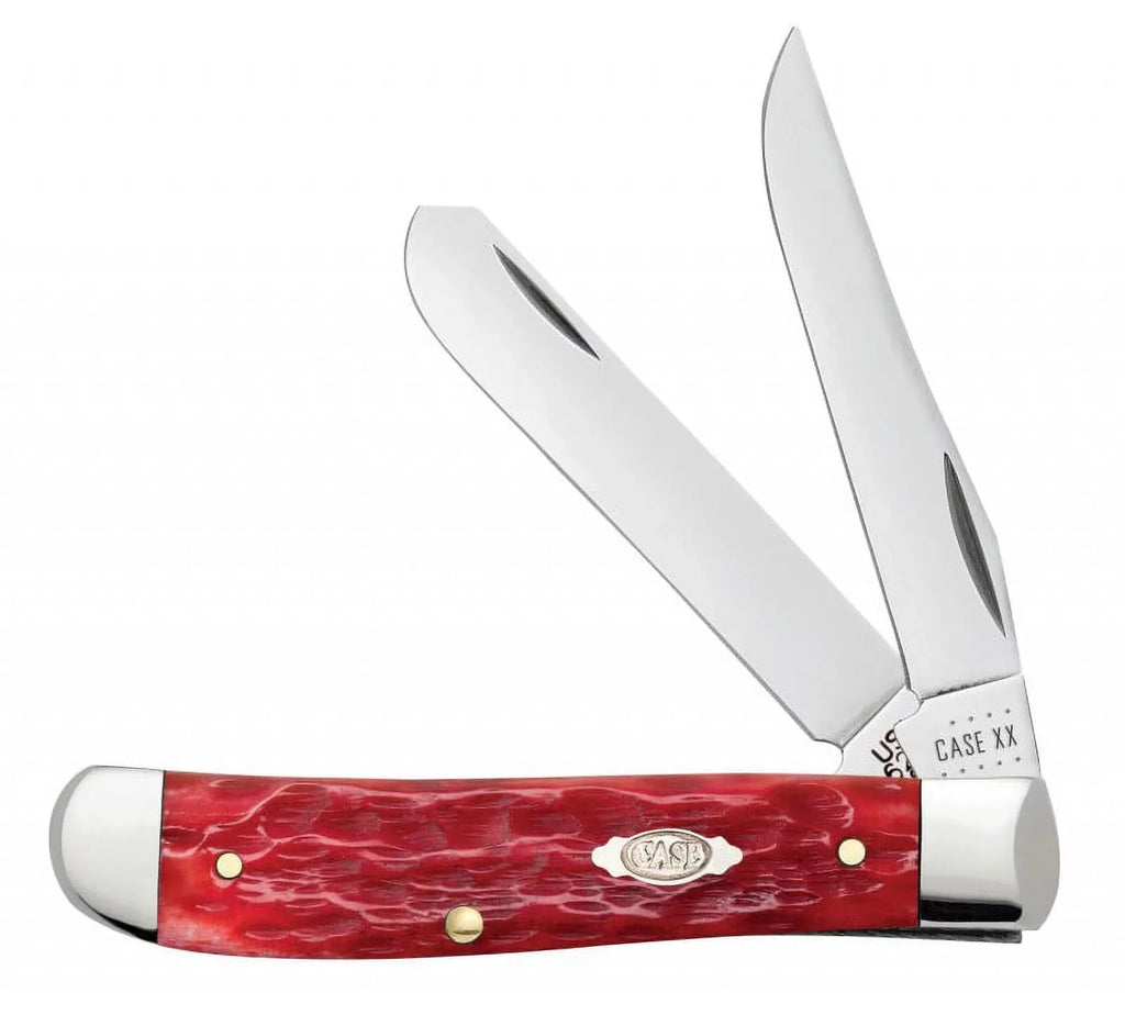 Steel Bone Seed Mini Red Dark 31952 Case Jigged Carbon Peach Knife Trapper XX Knives Pocket