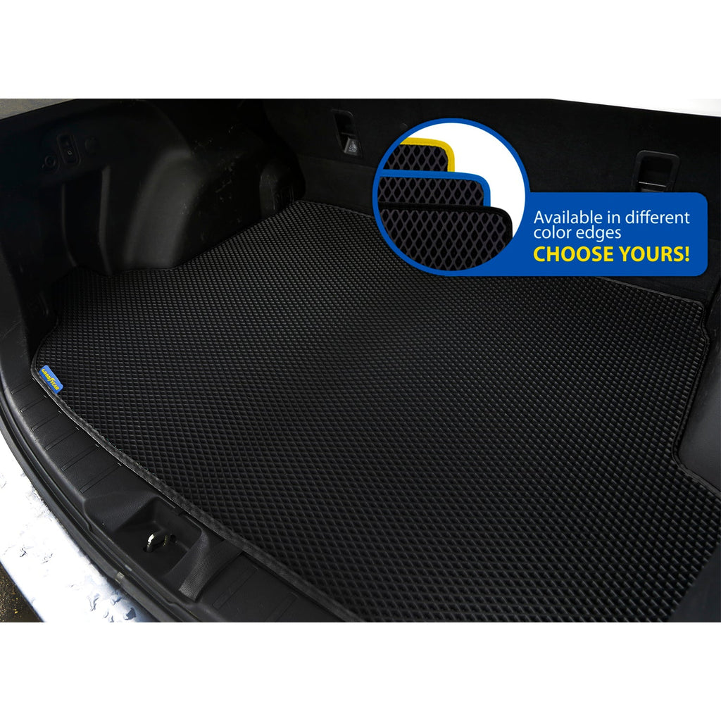 Liner Liquid Dirt for Liner Fit Cargo Technology - Duty Forester & Mat GY004696 - 2014-2018 with Shape, Goodyear Waterproof, Trunk Heavy Diamond Custom Subaru - Trapping Liner, Luggage Anti-Slip Cargo