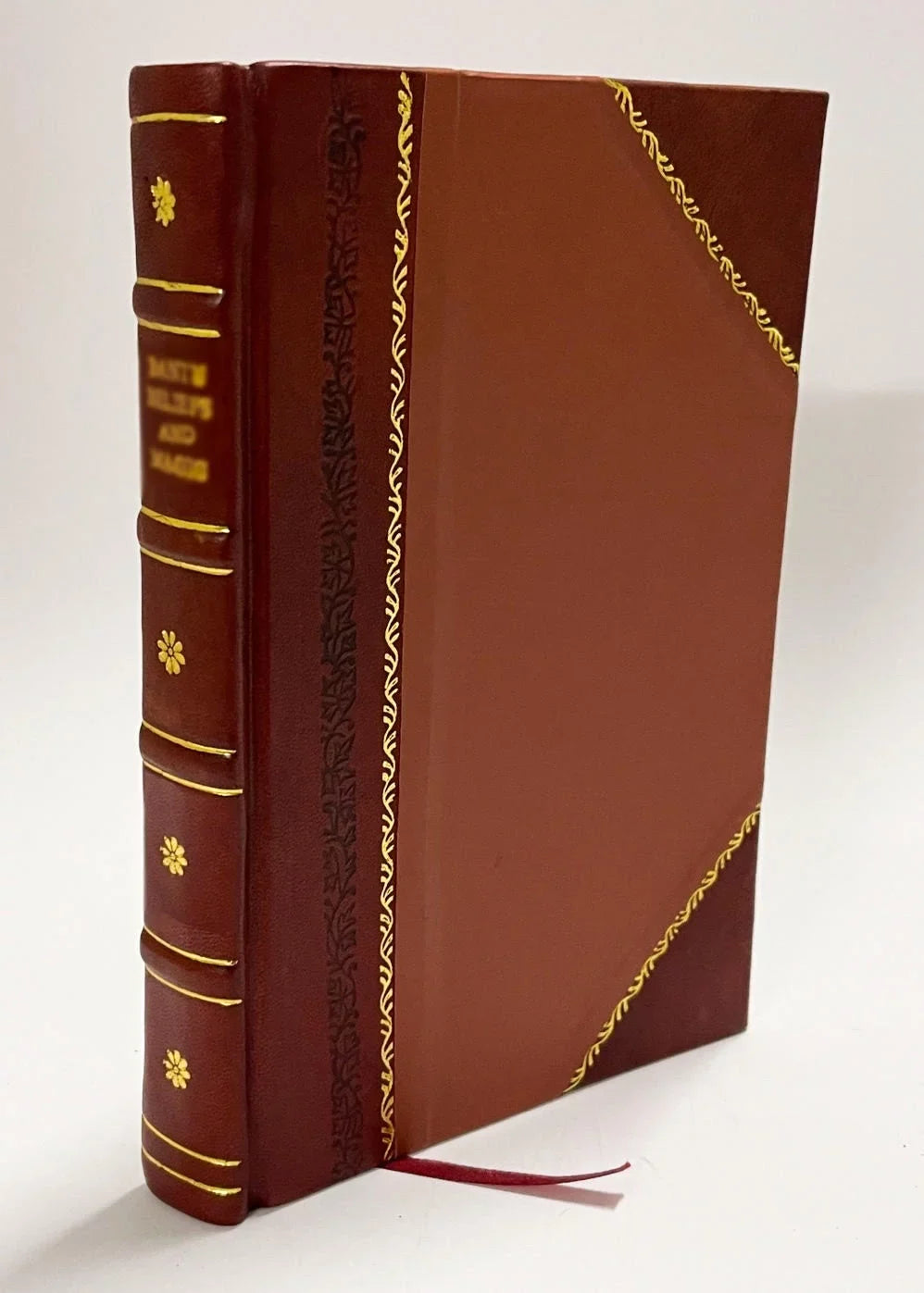 (1857) Preston Bound] Christian Doctrine (1857) [Leather / on Lectures Andrew Peabody
