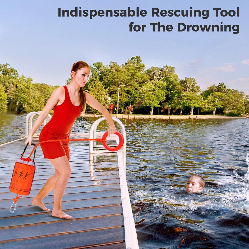 Kayaking Rafting, Rope, Throw Feet of Device for and First for Equipment and with Rescue Aid Water Raft 70 Boat Bag Safety