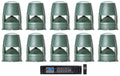 5.25" 70v JBL (10) 85M CONTROL Speakers+Amplifier Commercial Outdoor Landscape