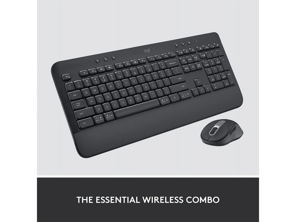 MK650 Logi Signature - Certified, for Graphite Globally Bluetooth, and Logitech Mouse Keyboard, Bolt, Combo Windows/Mac/Chrome/Linux Business, SmartWheel, Wireless