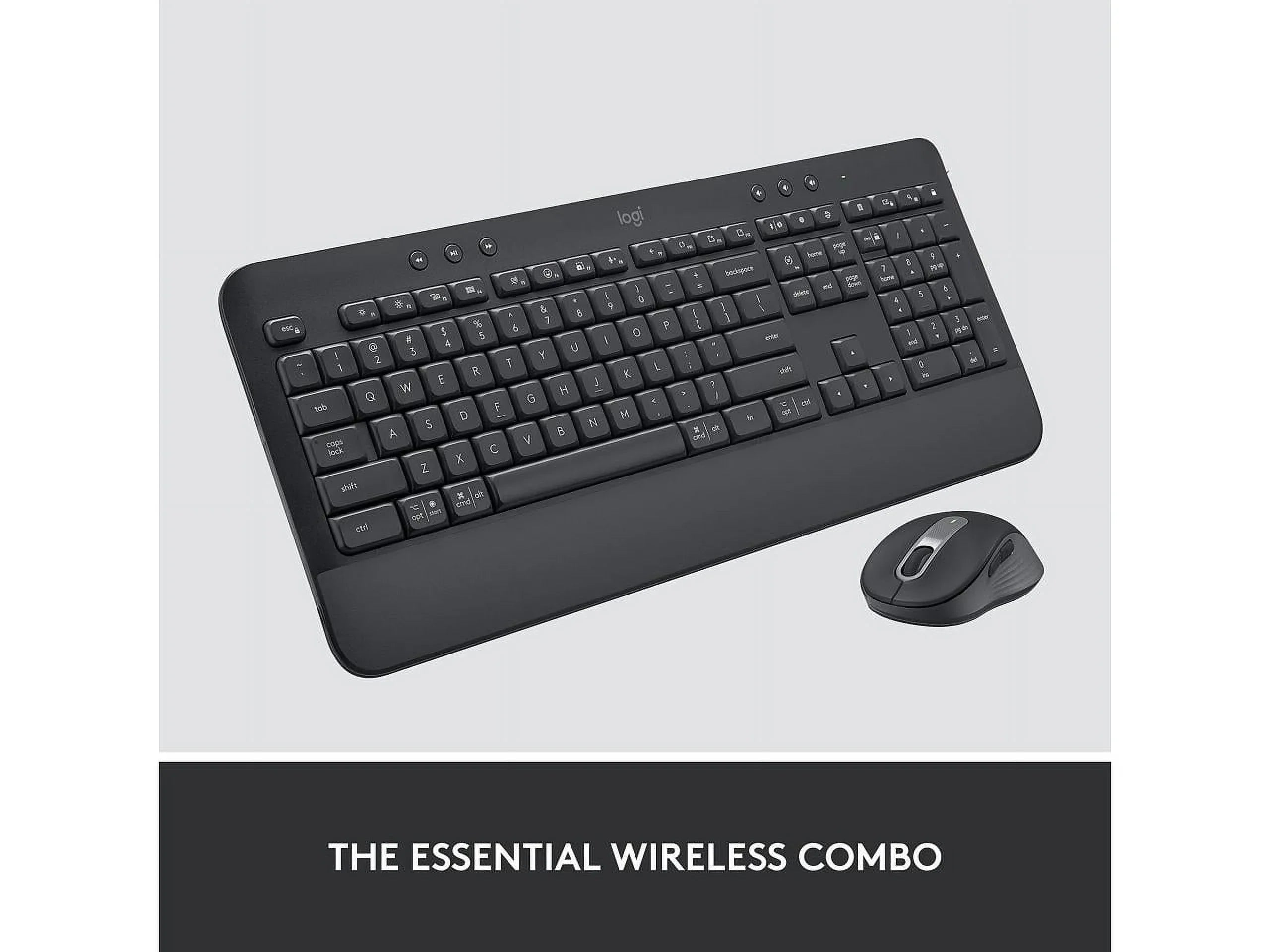 MK650 Logi Signature - Certified, for Graphite Globally Bluetooth, and Logitech Mouse Keyboard, Bolt, Combo Windows/Mac/Chrome/Linux Business, SmartWheel, Wireless