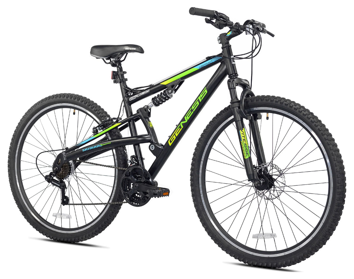 29" Mountain Men's Genesis Abstract Black Bike,