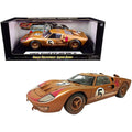 by Collectibles II (Dirty Shelby Gold After Car 1966 GT-40 Ford Diecast Version) #5 MK Race Model 1/18