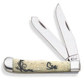 Knife SMOOTH NATURAL WR TRAPPER-SON(6254 Pocket BONE 7948 Case SS) XX