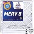 Furnace | A/C Actual 38x13.5x1a 8 Pleated Filter 4-PACK Filters Air | Size: 38 .75" | Filter 13.5 King USA | x IN MERV MADE HVAC x