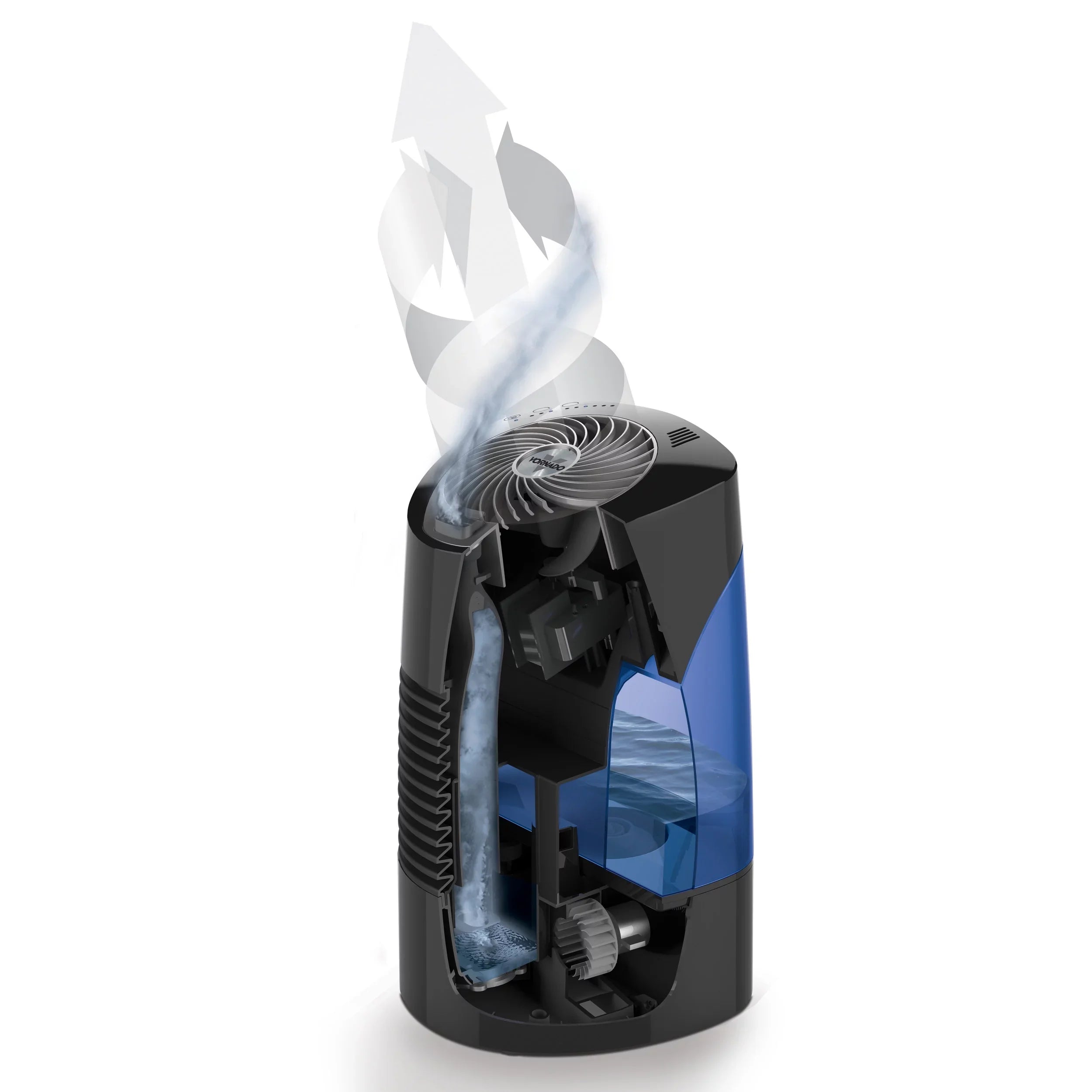 Humidifier, 3 Whole Vornado and New Ultra Ultrasonic Room Black Blue,