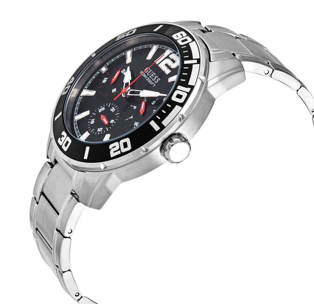 Men's Trek Black Dial Guess Watch W1249G1 Quartz