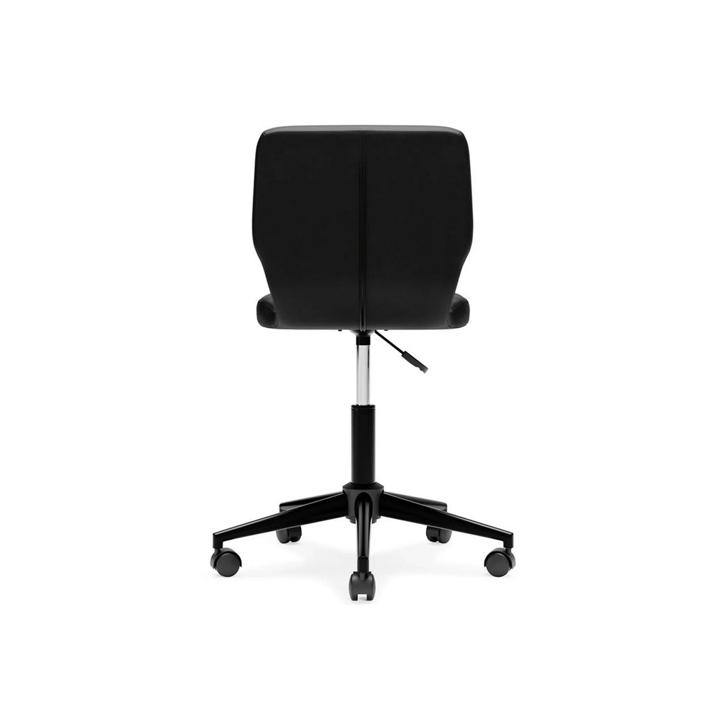 Office 18 Black Faux Inch Chanel Leather, Sara Tufted, Modern Chair, Swivel