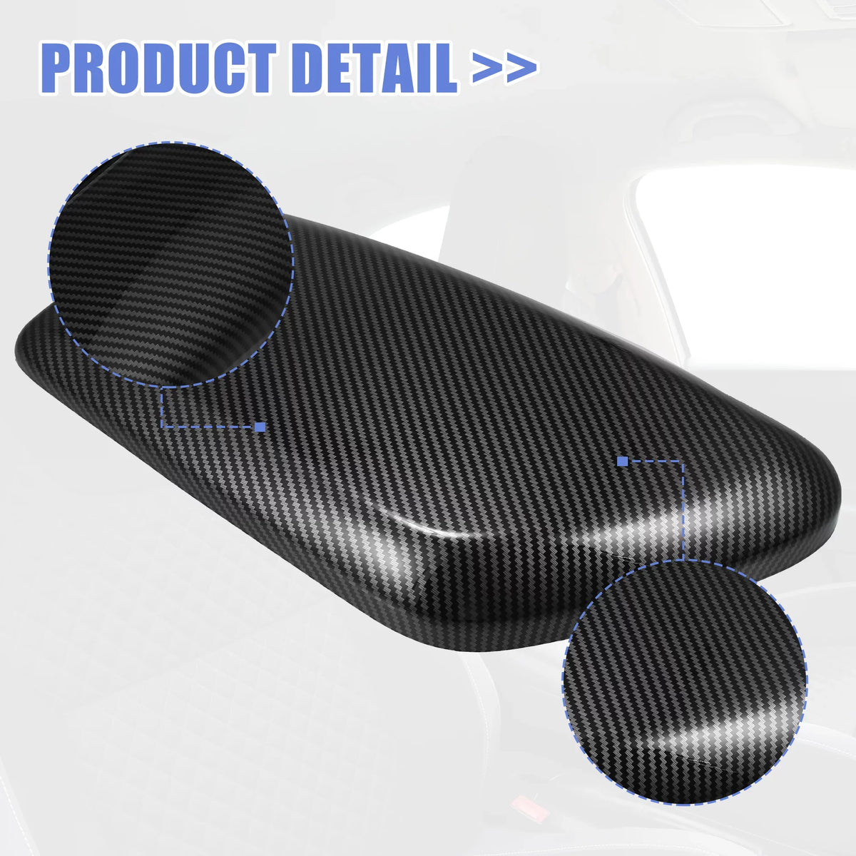 Bargains BMW Pattern for Center Console Box Trim Storage Protector F39 Lid Box F48 Fiber Armrest Cover Unique Carbon Car