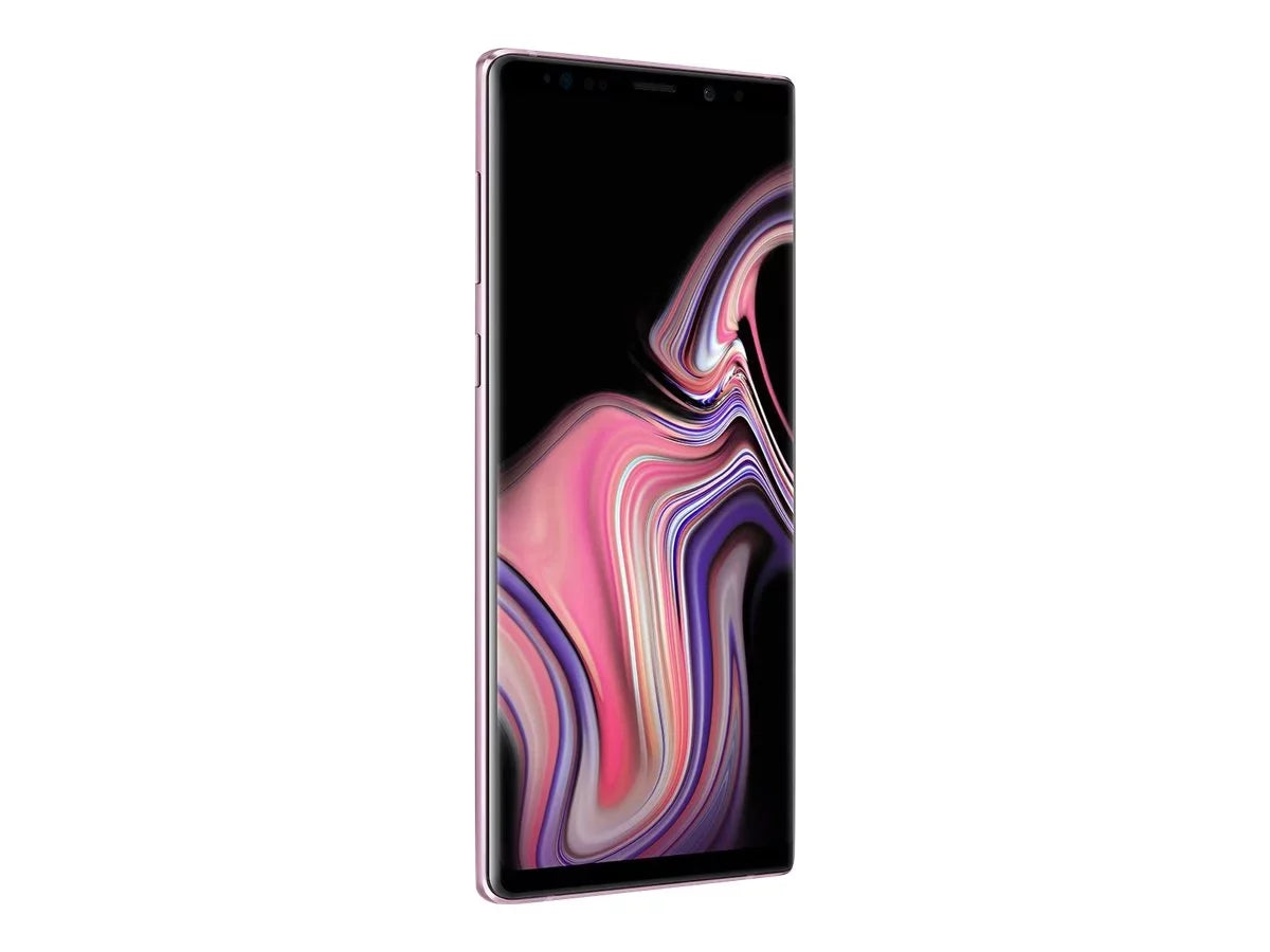 '- - Samsung cameras / 8 microSDXC GB GSM x 128 2x RAM Galaxy 6.4" Super - - 1440 - - - - CDMA - ppi) AMOLED & slot Note9 4G LTE (516 front pixels 2960 purple lavender Sprint MP - Android GB rear 6 -