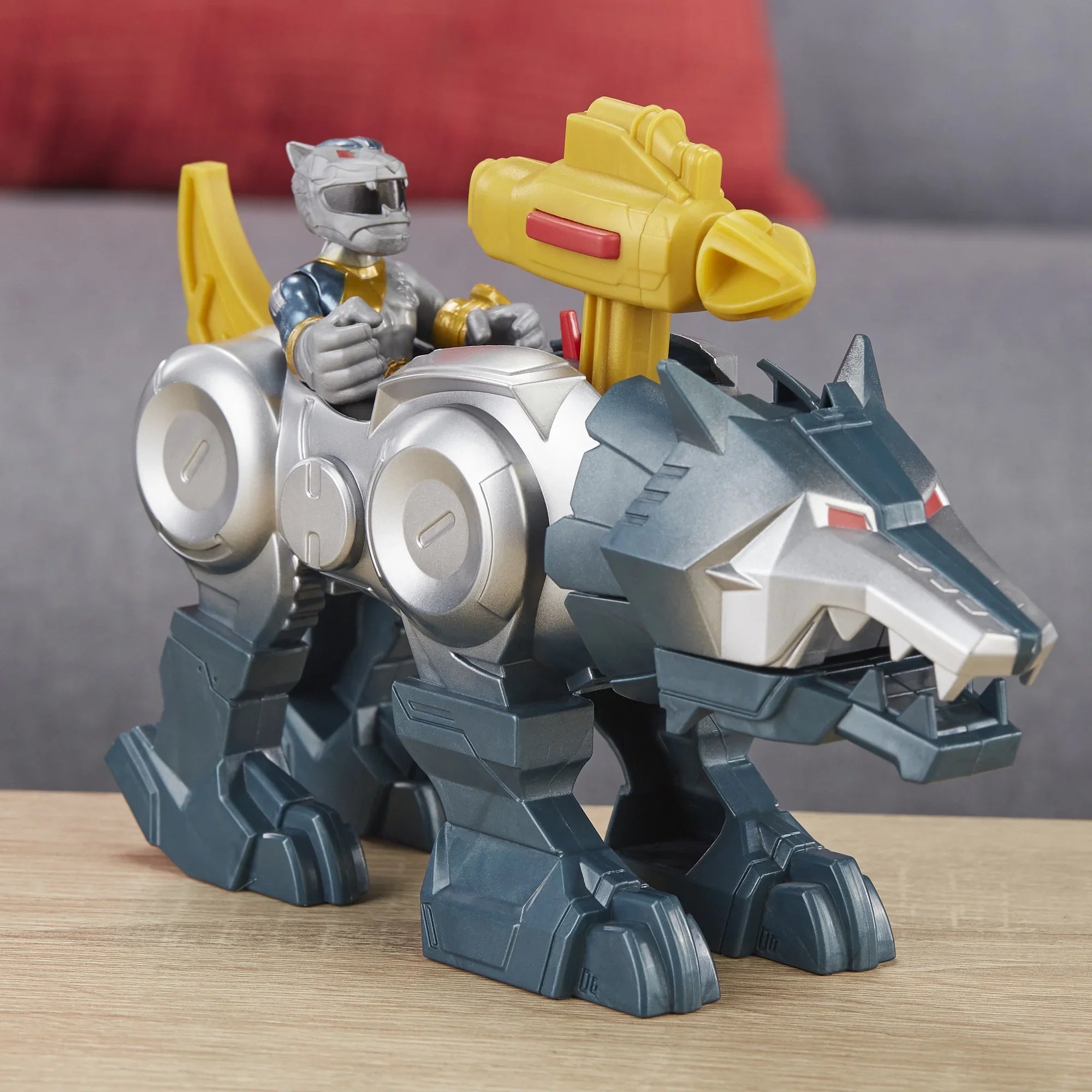 Wolf Rangers Ranger Power Silver Playskool Heroes Zord 2-Pack and Figures